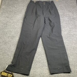 Zero Restriction Gore-Tex Golf Rain Pants Mens 33x31 Black Waterproof USA Made